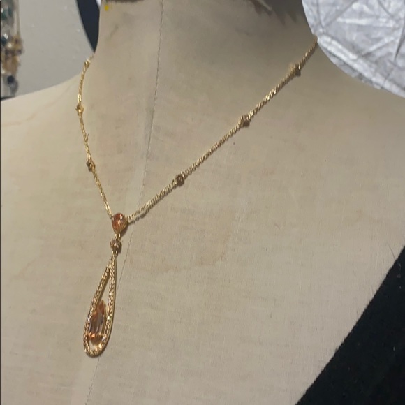 Gorgeous Golden Tear Drop - Picture 2 of 4